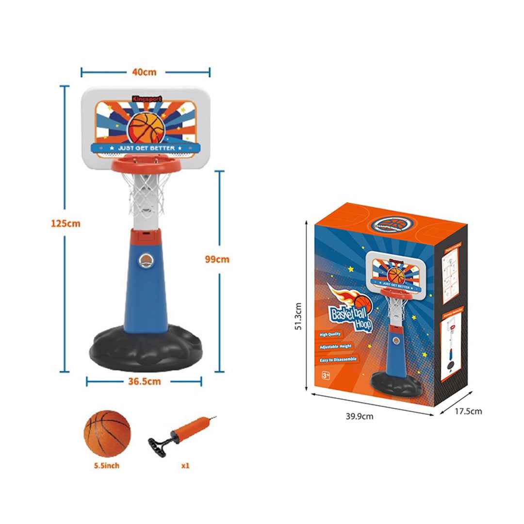 Children Indoor Outdoor Basketball Hoop Set | Adjustable Height Kids Sports Toy for Physical Development