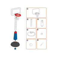 Children Indoor Outdoor Basketball Hoop Set | Adjustable Height Kids Sports Toy for Physical Development