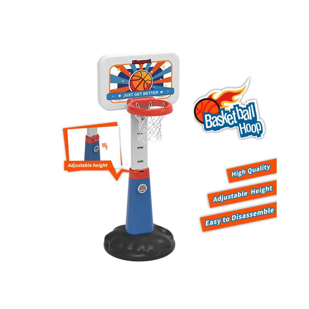 Children Indoor Outdoor Basketball Hoop Set | Adjustable Height Kids Sports Toy for Physical Development