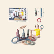 Children's Ring Toss Game | Ring Throwing Outdoor Toy for Kids