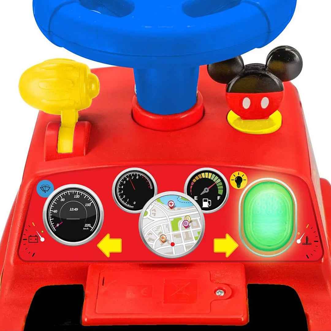 Kiddieland Mickey Mouse Camper Van Ride On Car with Trailer