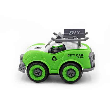 DIY 4-in-1 Truck Playset | Kids Construction Toy Car Set!