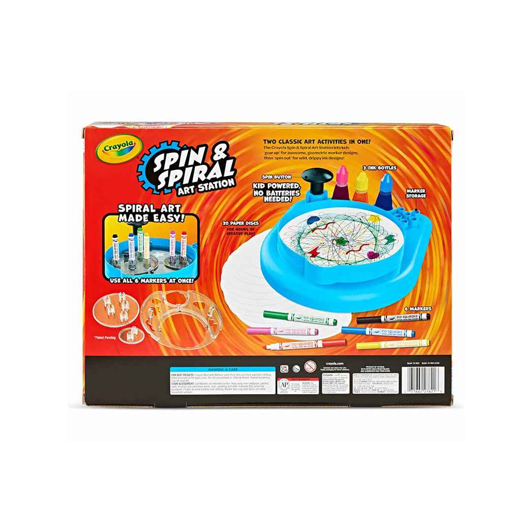 Crayola 2-in-1 Spin & Spiral Art Station | Art Kit for Kids