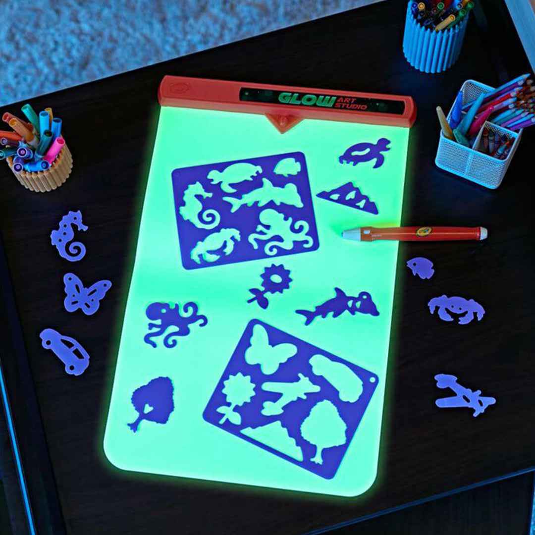 Crayola Glow Art Studio | Glow in the Dark Toys for Kids