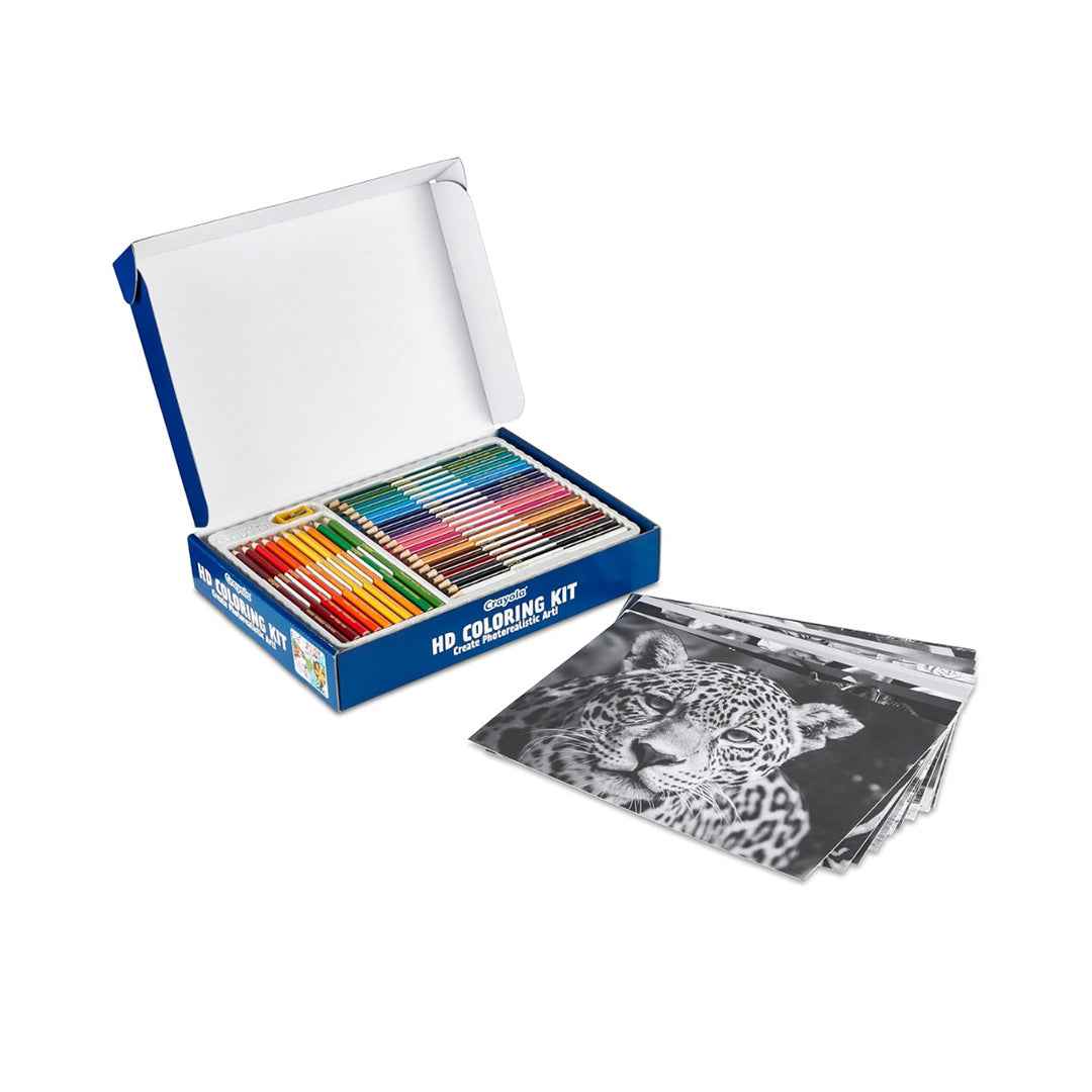 Crayola HD Coloring Kit | 40 Pencils & Shaded Pages