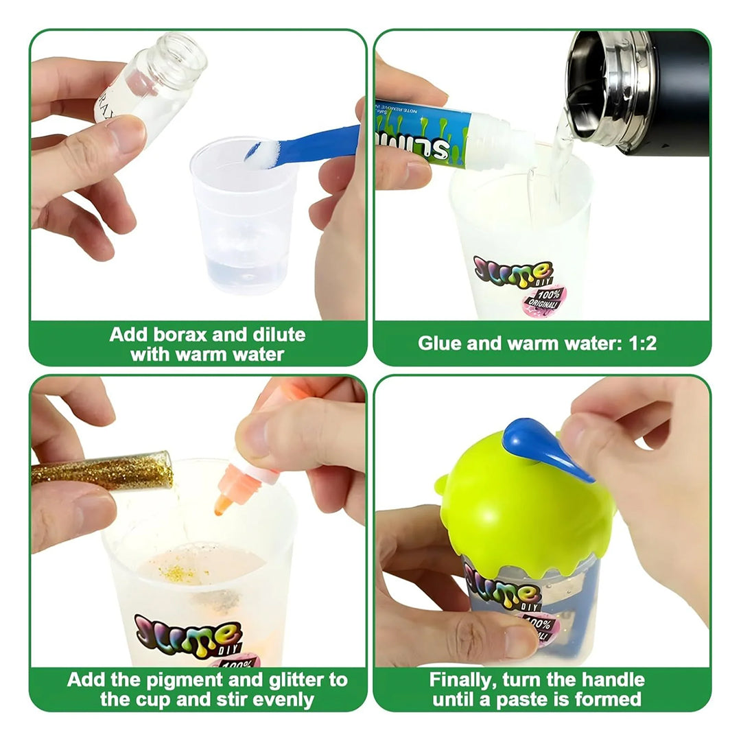 Non-toxic toys slime factory set for safe screen-free play.
