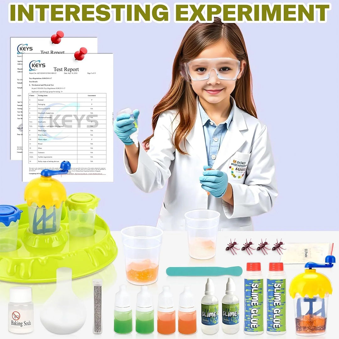Diy educational toys slime laboratory for 6 year olds.
