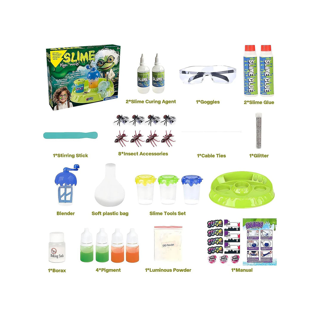 DIY Glowing Slime Factory Kit for educational toys for kids.
