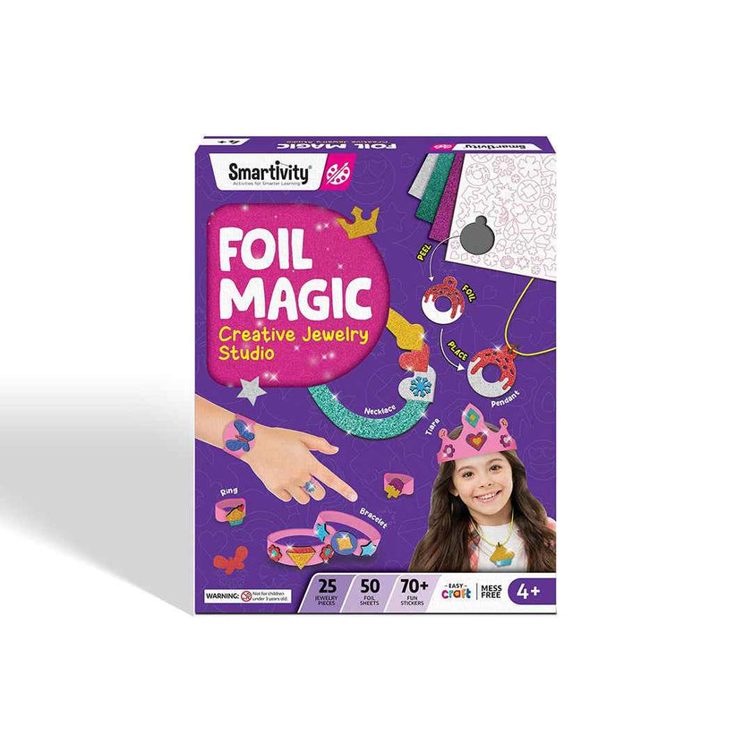 Smartivity Foil Magic | DIY Jewelry Making Craft Kit