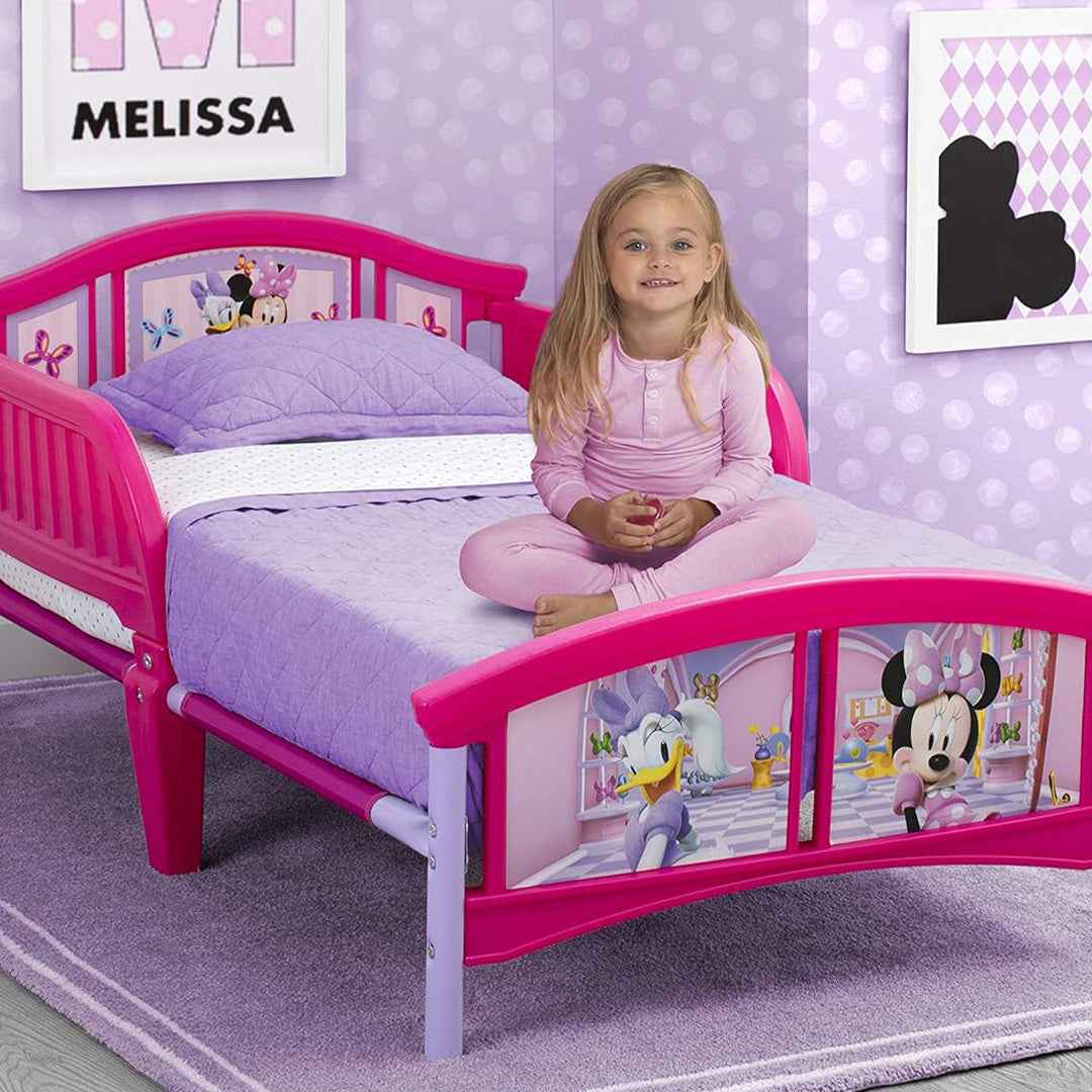 Delta Children Minnie Mouse Plastic Toddler Bed