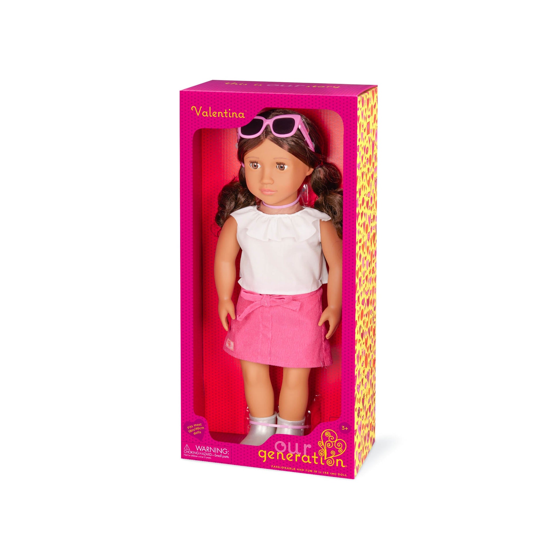 Our Generation Valentina Deluxe Fashion Doll - 18-inch Doll with Glamorous Outfit
