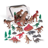 Terra Prehistoric World Playset - 60 Piece Prehistoric Dinosaur Toy Set with Accessories