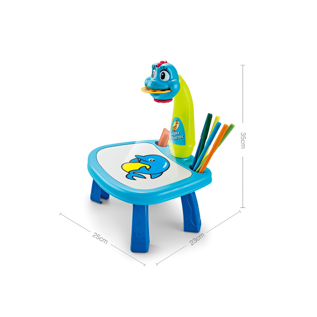 Dinosaur projector drawing toy with Drawing Table