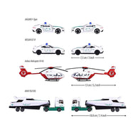 Majorette Dubai Police Diecast Cars: 5-Pack Police Car for Kids Set