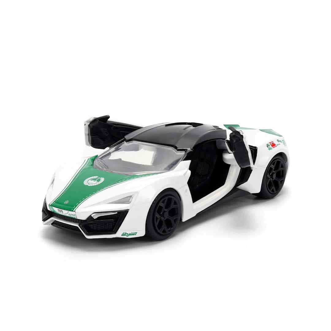 Jada 1:32 Dubai Police Lykan HyperSport Diecast Model Car