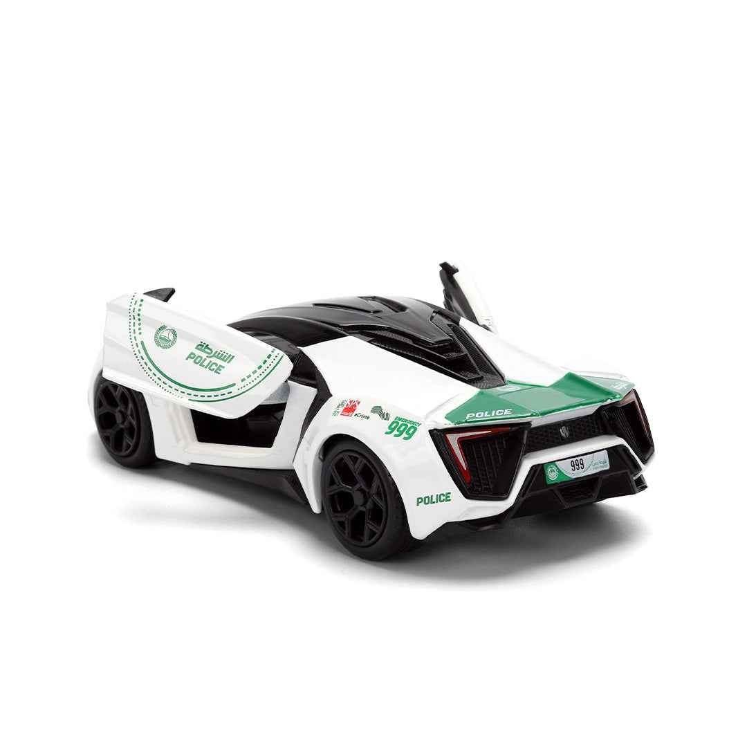 Jada 1:32 Dubai Police Lykan HyperSport Diecast Model Car
