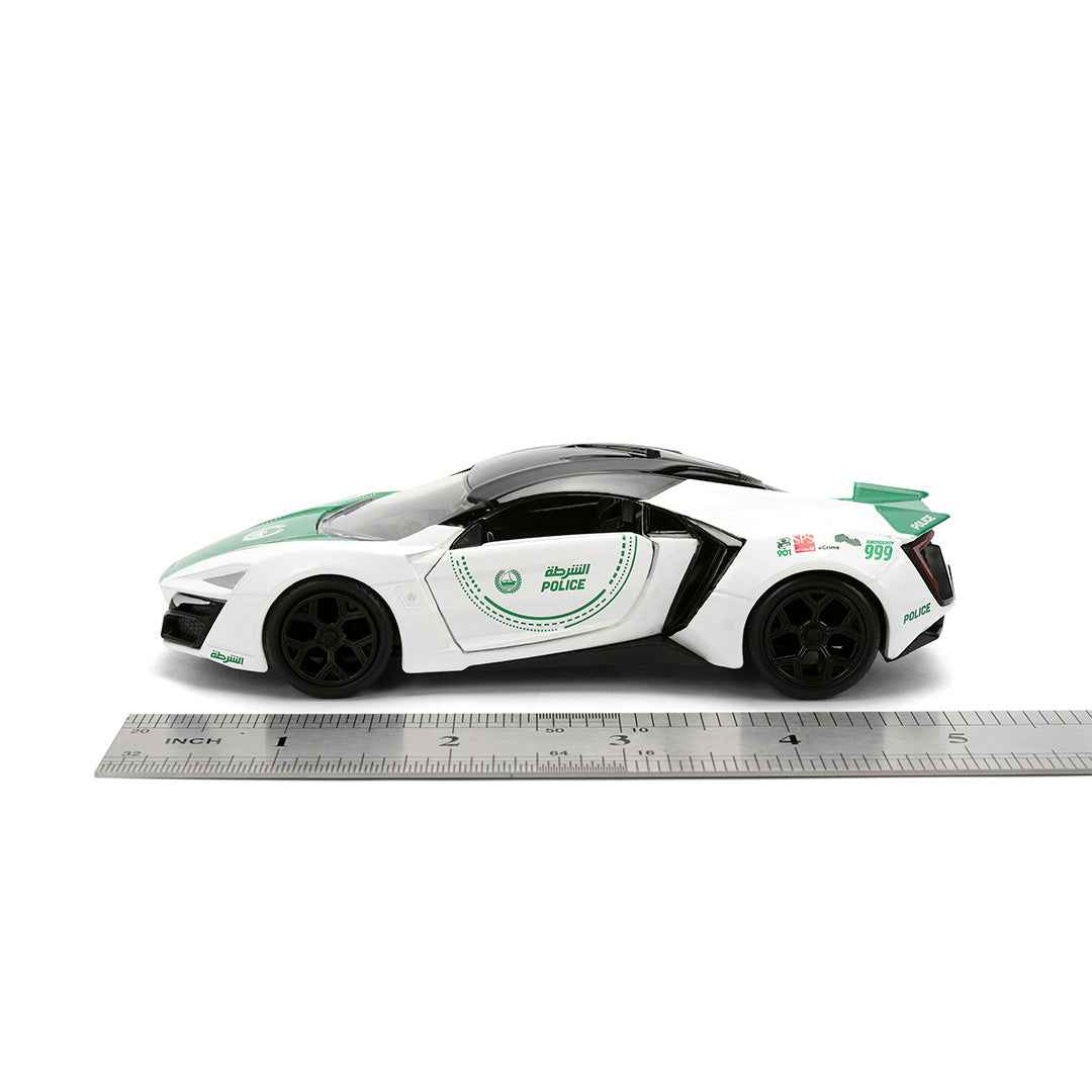 Jada 1:32 Dubai Police Lykan HyperSport Diecast Model Car