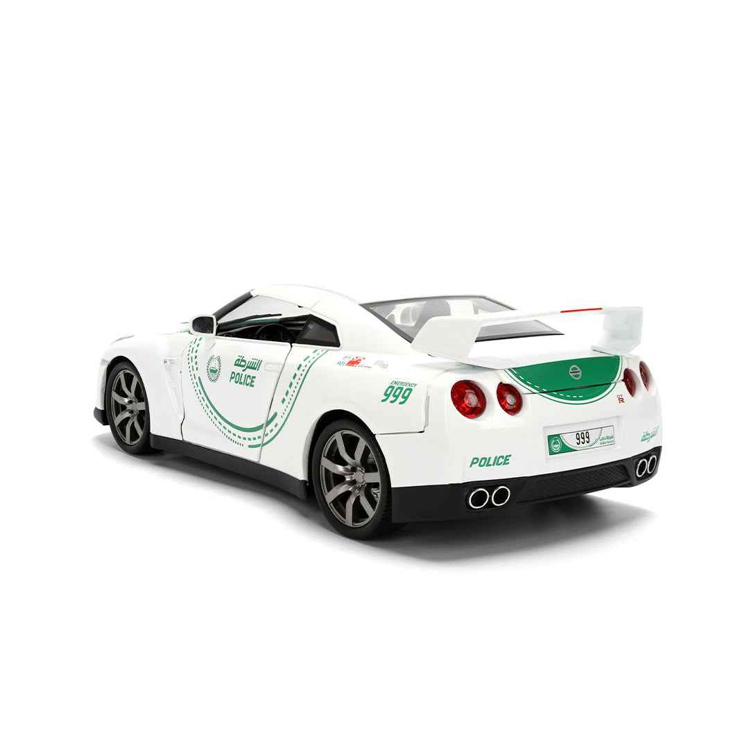 Jada 1:18 Scale Dubai Police Nissan GT-R Diecast Car Model