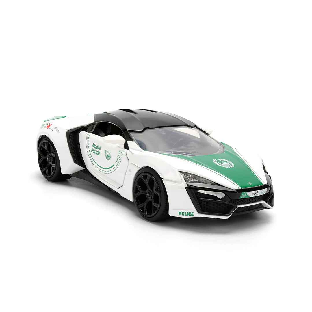 Jada 1:24 Dubai Police W Motors HyperSport Diecast Model Car