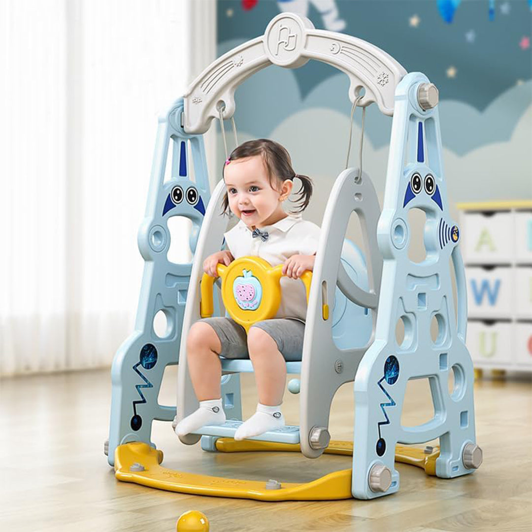 Kids Swing Set for Indoor & Outdoor Play - Durable & Safe Swing Toy - Toyspry