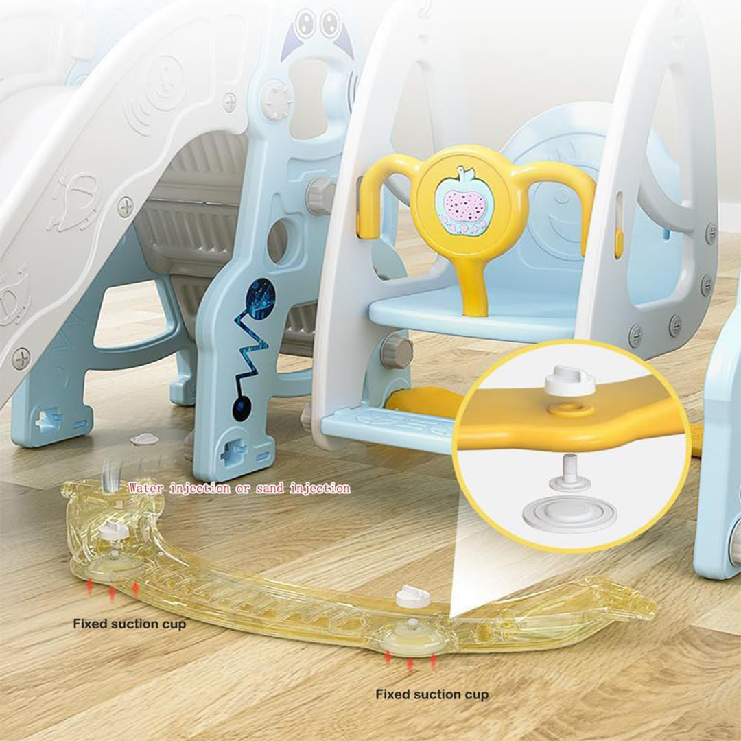 مجموعة طاولة وكرسي أنشطة للأطفال 5 في 1 مع ارتفاع قابل للتعديل - طاولة لعب متعددة الوظائف للأطفال 