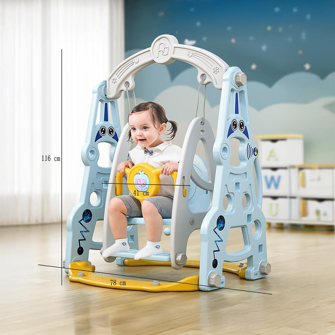 Kids Swing Set for Indoor & Outdoor Play - Durable & Safe Swing Toy - Toyspry