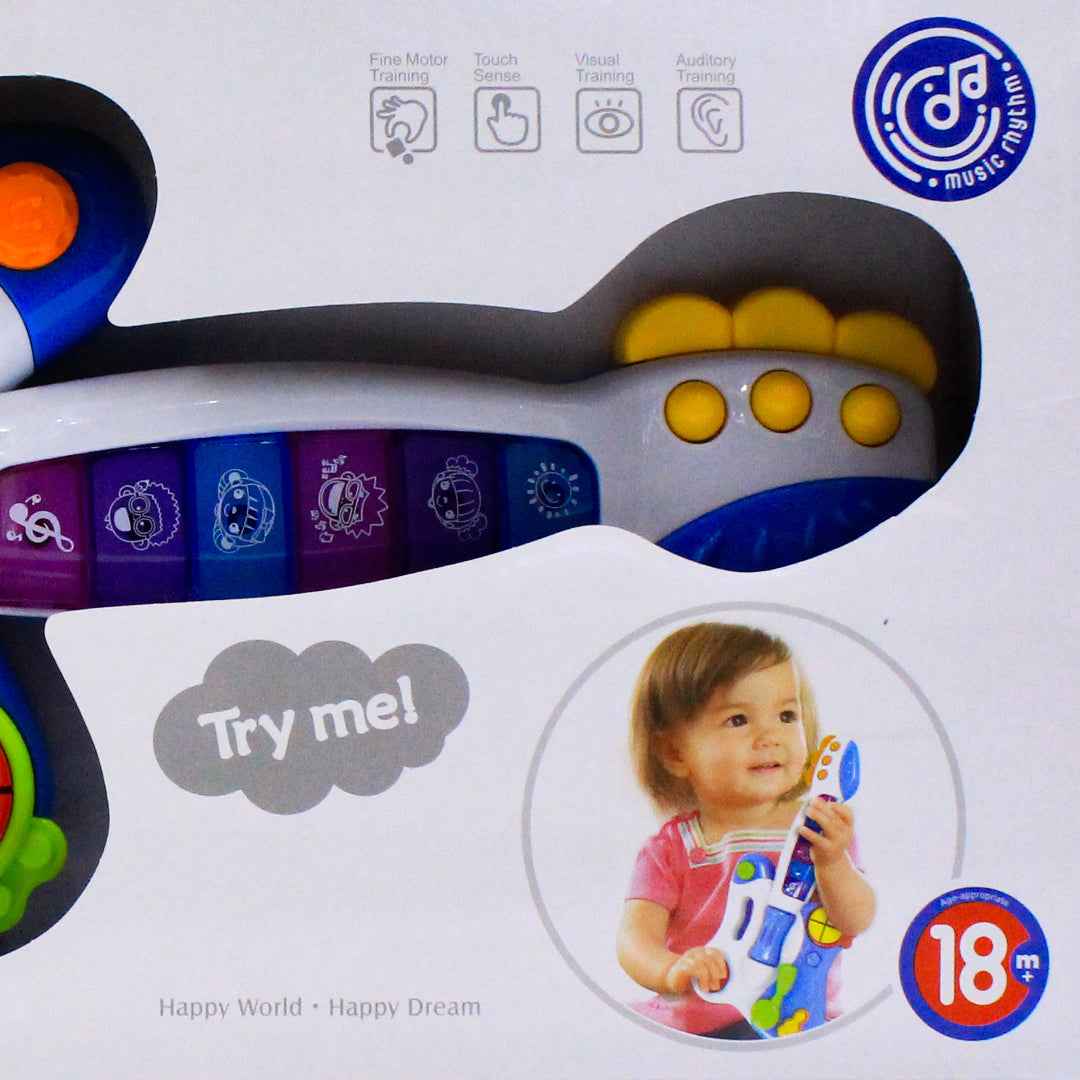 Educational Guitar Toy with Lights and Sounds for Babies & Toddlers