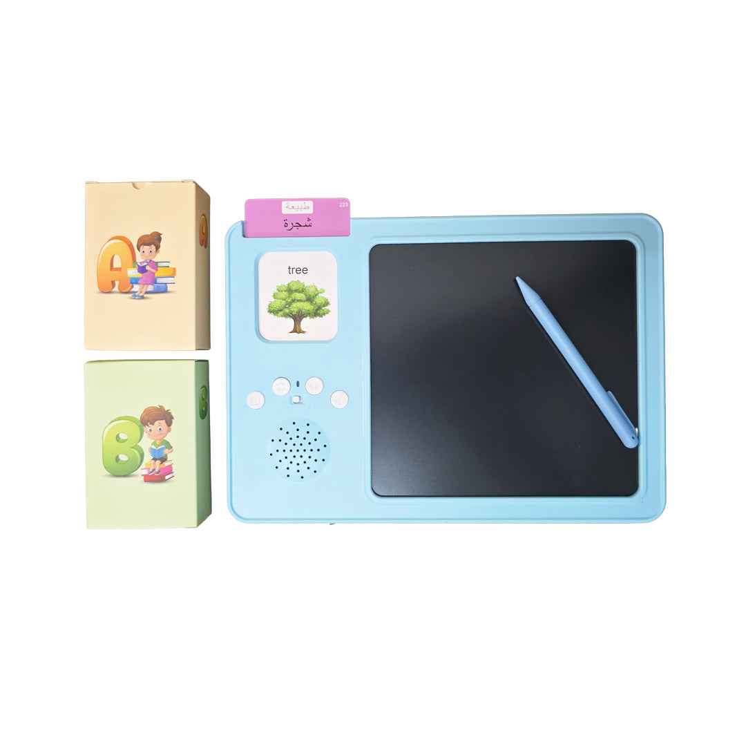 Talking Flash Cards with Drawing Board | English & Arabic Educational Toy