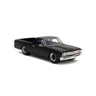 Fast & Furious 1967 El Camino Diecast: 1:24 Black Model (Fast X)