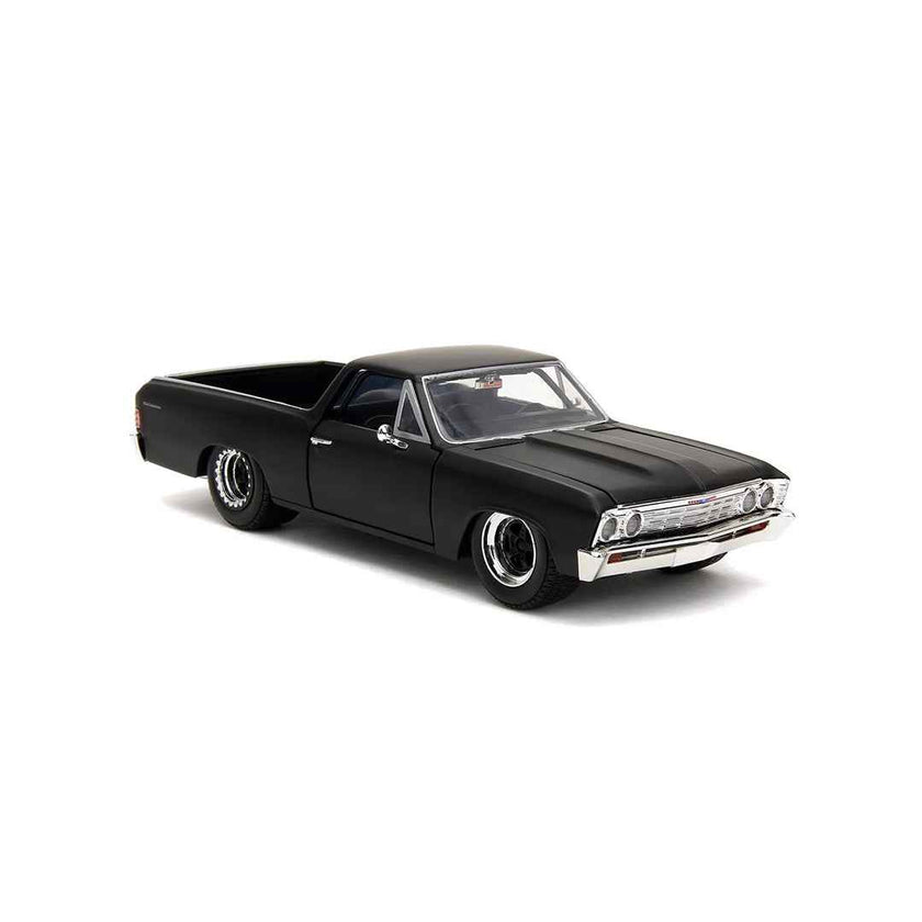Fast & Furious 1967 El Camino Diecast: 1:24 Black Model (Fast X)