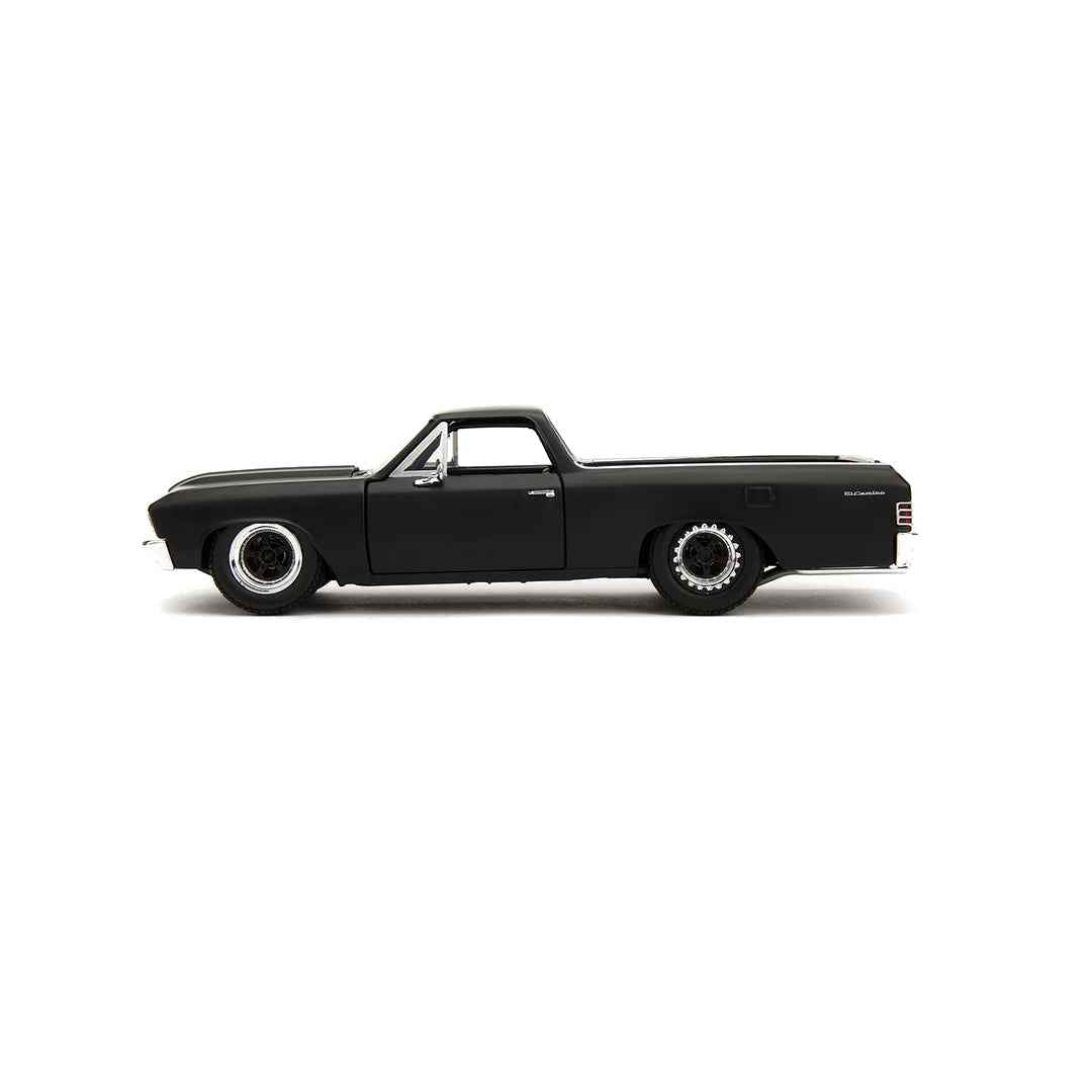 Fast & Furious 1967 El Camino Diecast: 1:24 Black Model (Fast X)