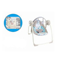 Fitchbaby Electric Portable Baby Swing - Beige - Automatic Baby Bouncer