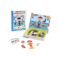 Funny Children's Intelligent Magnetic Book - 3D Cartoon Puzzle and Educational Toy