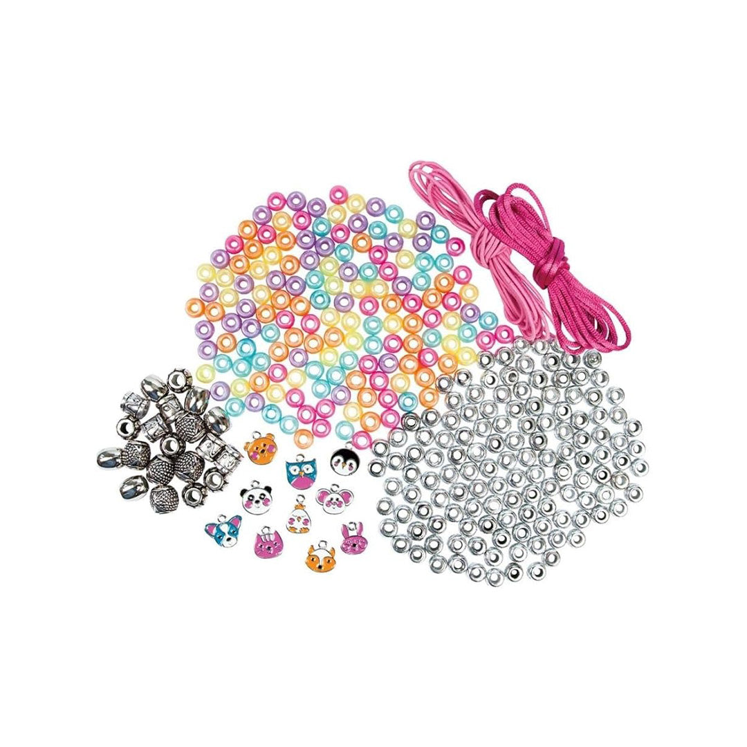 The craft components laid out, demonstrating the wealth of materials for arts and crafts for kids