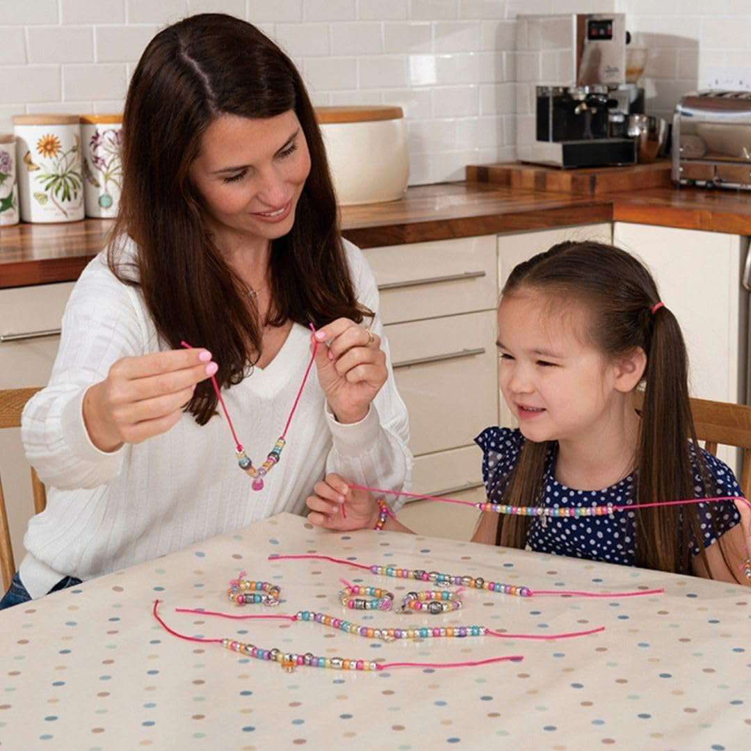 The craft components laid out, demonstrating the wealth of materials for arts and crafts for kids