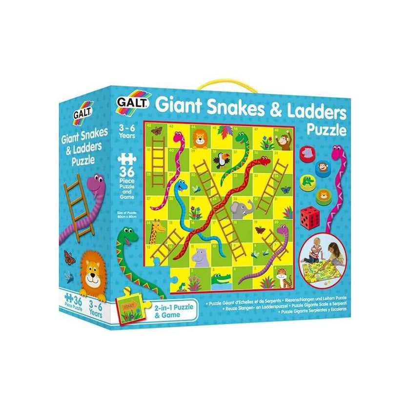 Galt Toys Giant Snake & Ladder Floor Puzzle Game