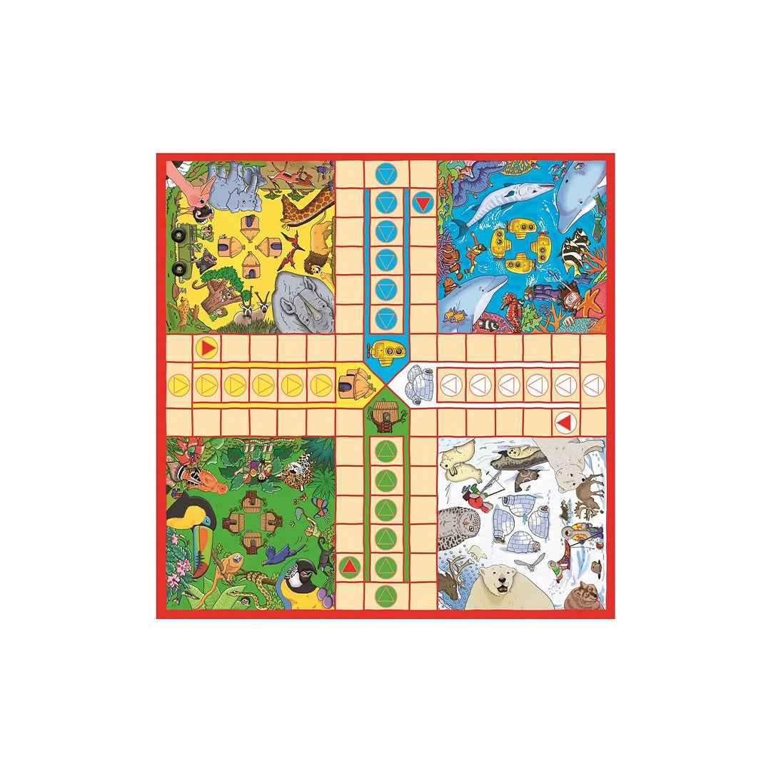 Galt Toys Snakes and Ladders & Ludo Game Set