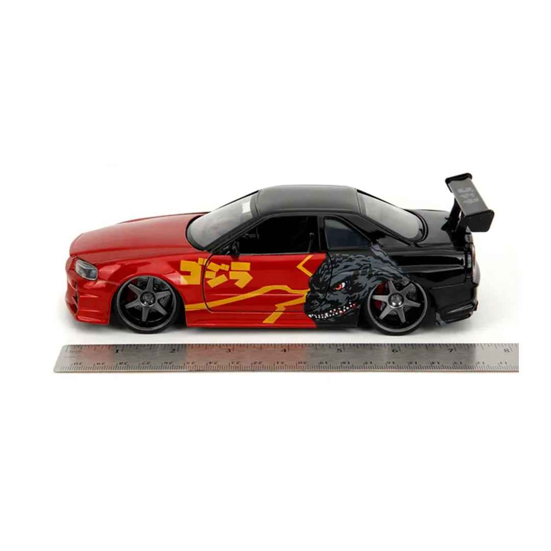 Godzilla 2002 Nissan Skyline GT-R Diecast 1:24 Model