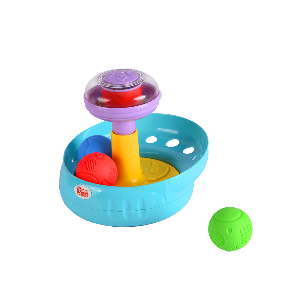 HapeeCapee 1st Spinning Top - Baby Sensory Toy