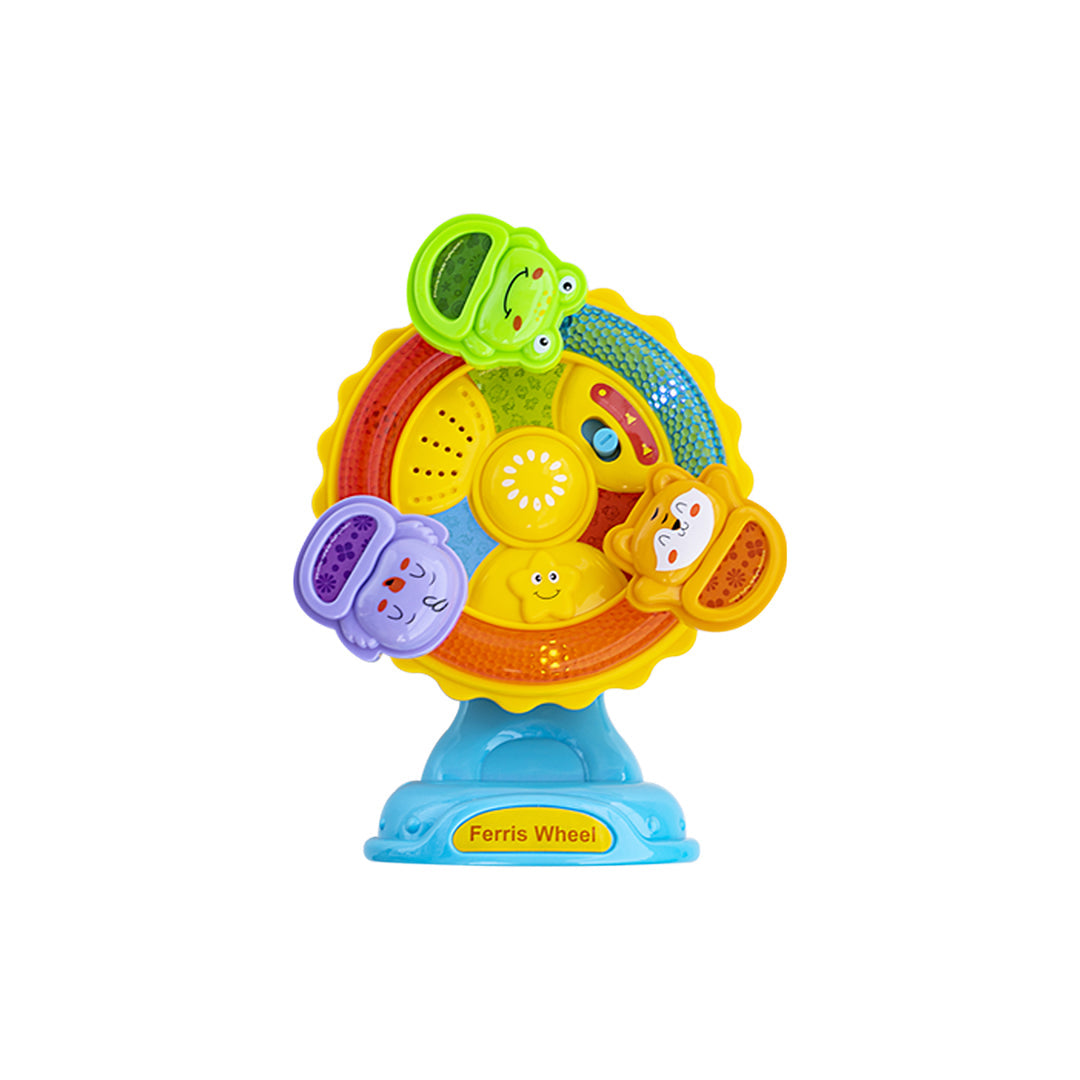 HapeeCapee Animal Ferris Wheel - Baby Sensory Toy with Lights and Music - Toyspry