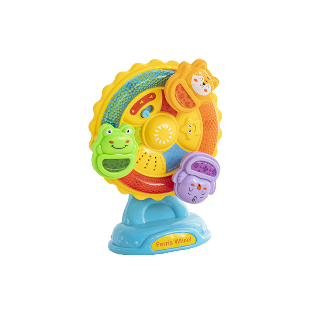 HapeeCapee Animal Ferris Wheel - Baby Sensory Toy with Lights and Music - Toyspry