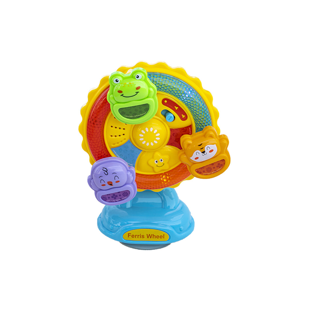 HapeeCapee Animal Ferris Wheel - Baby Sensory Toy with Lights and Music - Toyspry