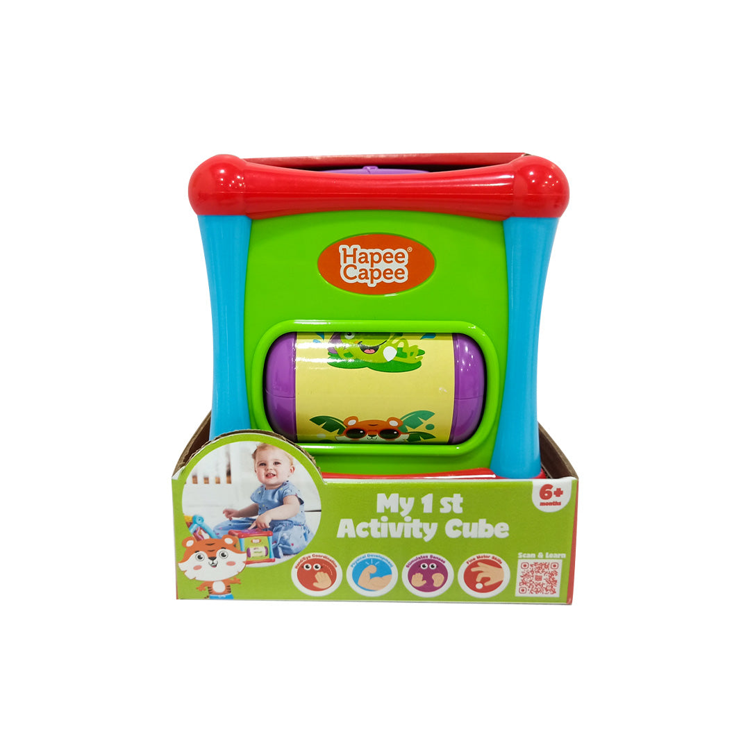 "Hapee Capee My 1st Activity Cube with packaging"
