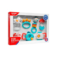 سجادة لعب للأطفال وصالة ألعاب رياضية للأطفال مع ألعاب ملونة