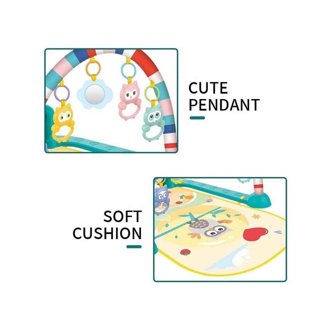 Huanger Baby Play Mat with Piano: Infant Gym & Tummy Time Toys