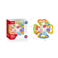 Huanger Soft Teether Ball Rattle: Safe Sensory Toy for Toddlers
