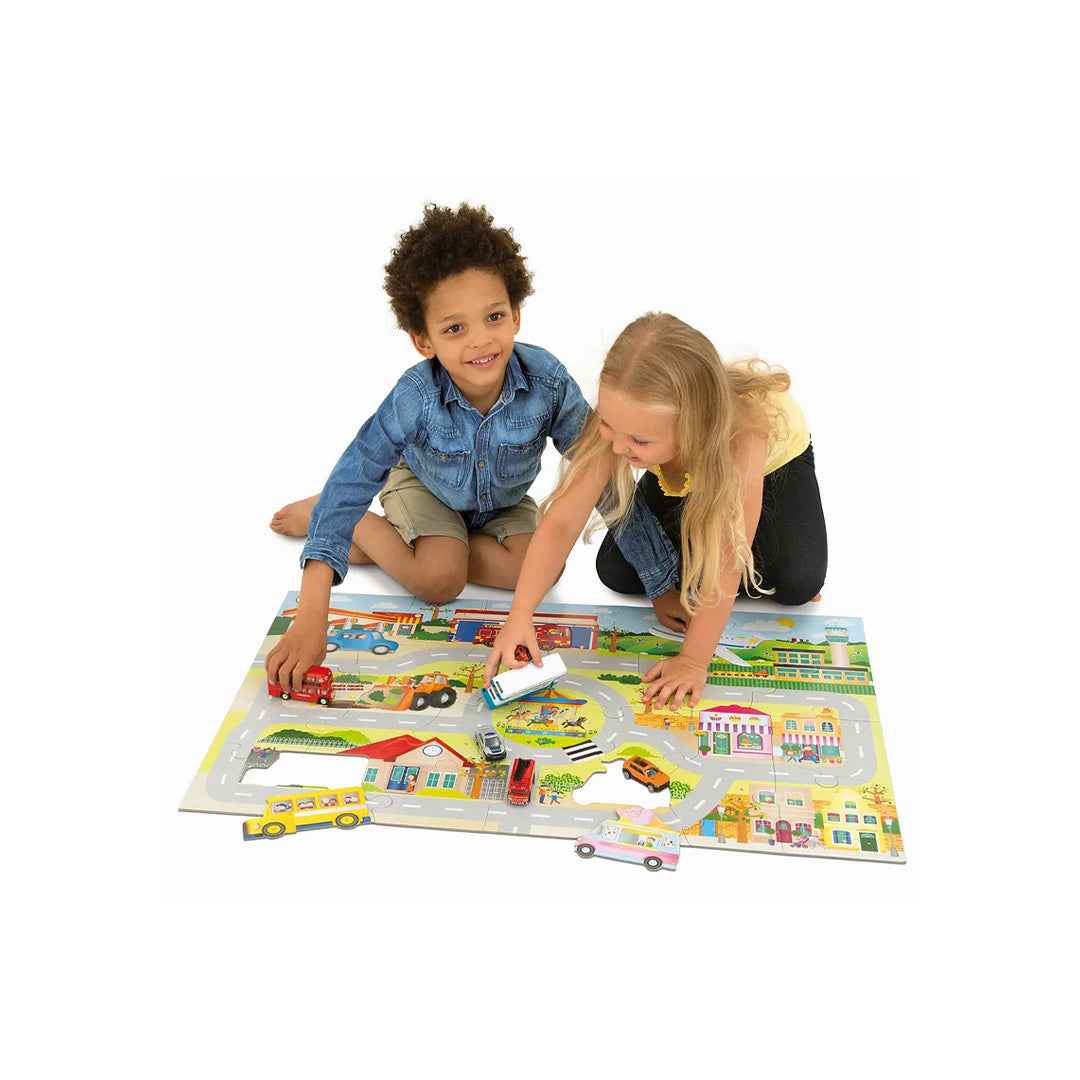 Galt Toys Giant Town & Road Track Floor Puzzle
