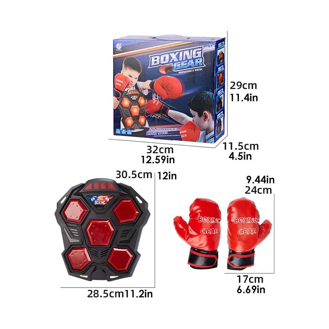 Interactive Boxing Training Machine for Kids | Scoring Music Boxing Toy to Improve Hand-Eye Coordination