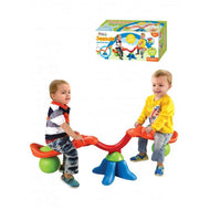 Kid's Real Action Seesaw: 360° Rotating Outdoor & Indoor Play Set