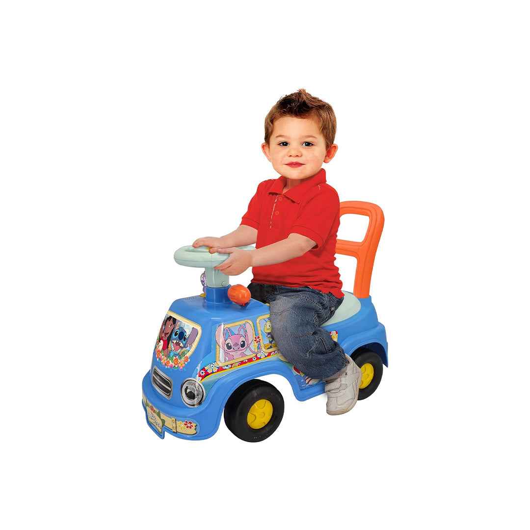 Kiddieland Lights N Sounds Stitch Adventure Ride On Car